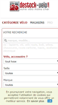 Mobile Screenshot of destock-velo.com